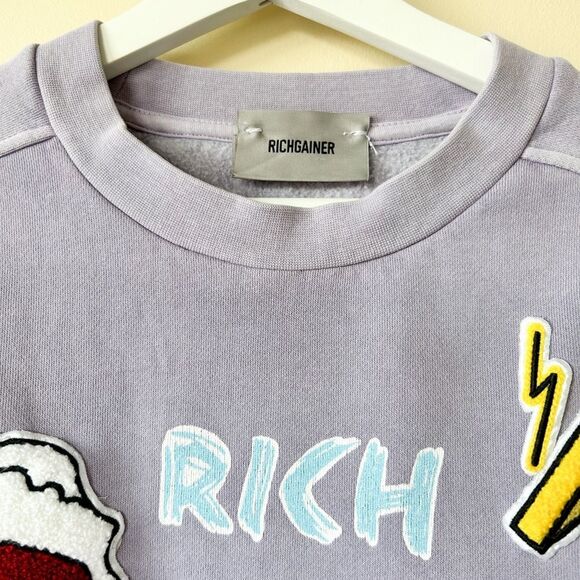 RICHGAINER Embroidered Sweatshirt - Picture 4 of 4